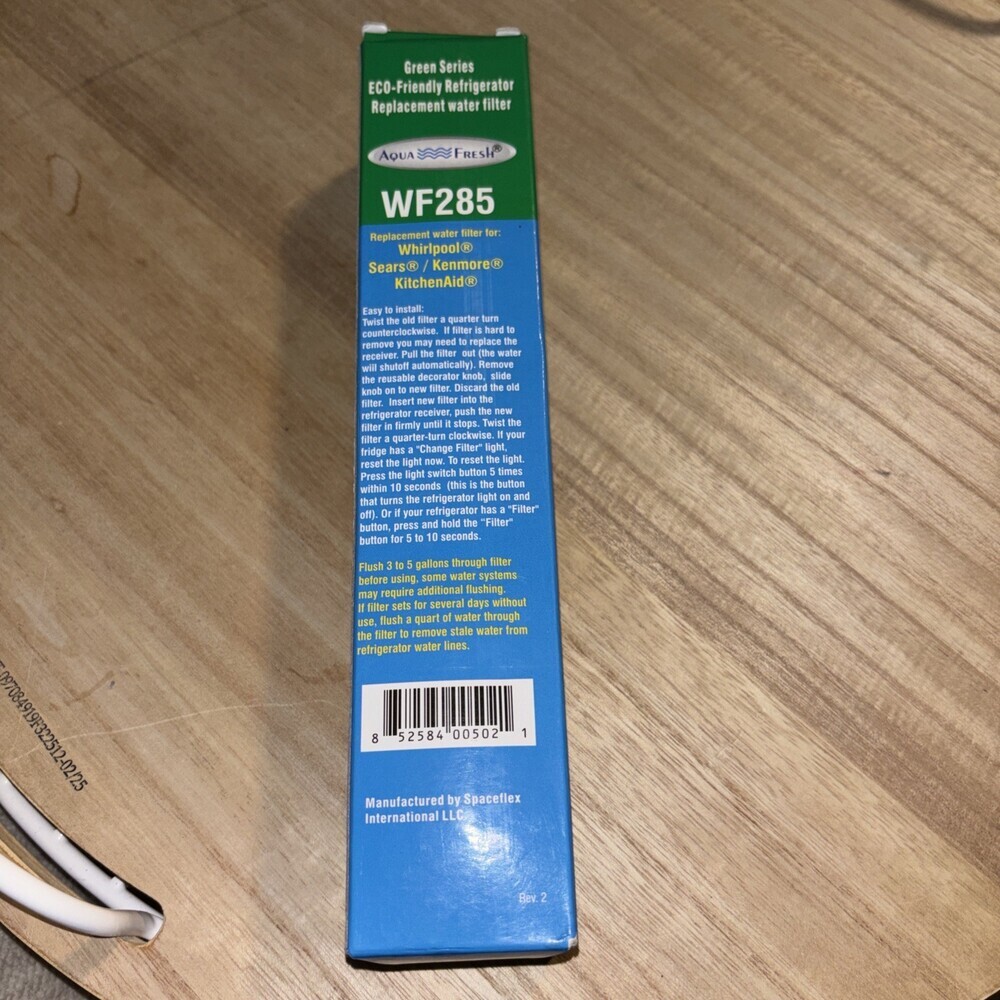 New!! Aqua Fresh WF285 Water & Ice Refrigerator Water Purification Filter Fridge - Picture 2 of 3